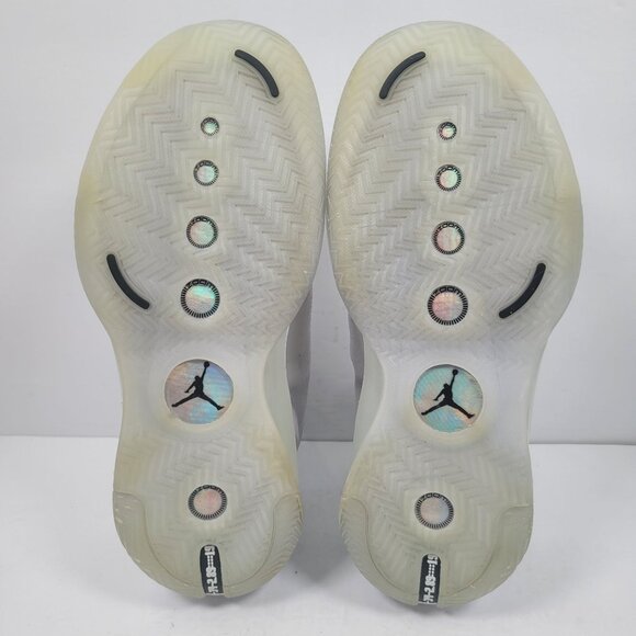 Nike Air Jordan 34 Unite 2019 Men\'s White Silver Shoes AR3240-101 US Size 12